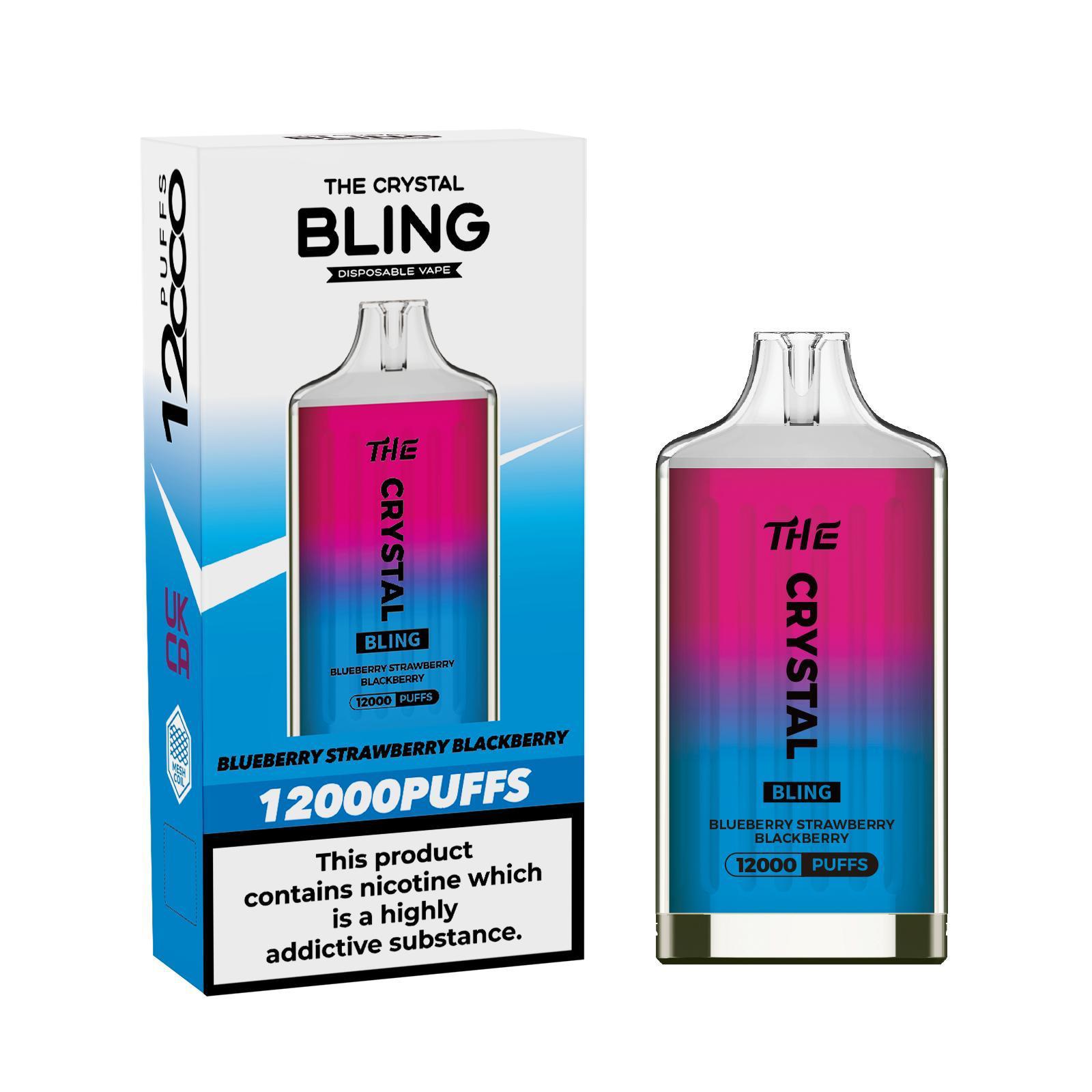 Bling 12k Puff Disposable 2% NIC [Full Box of 5]