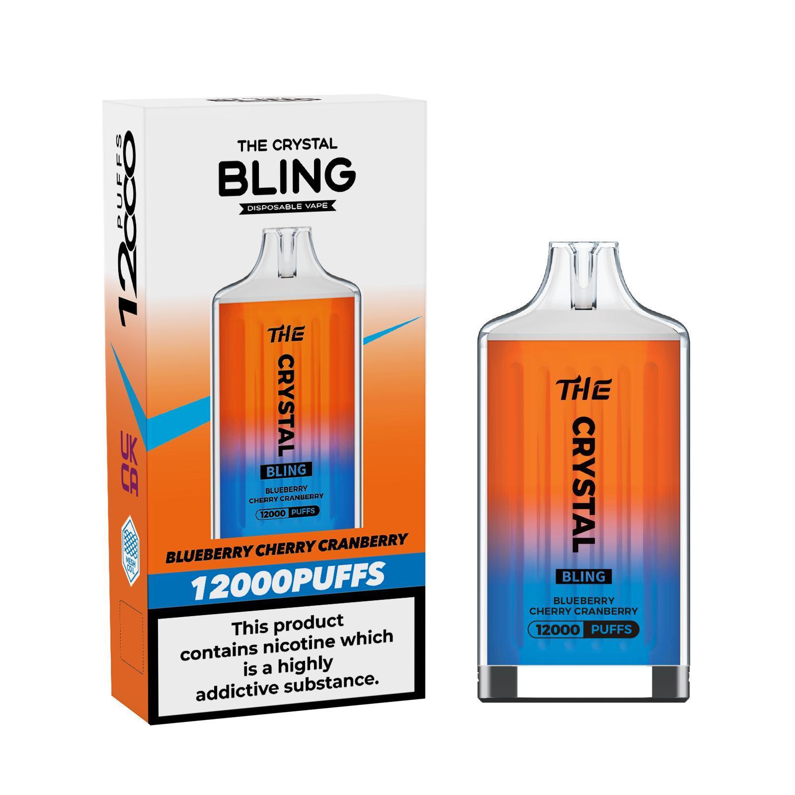 Bling 12k Puff Disposable 2% NIC [Full Box of 5]