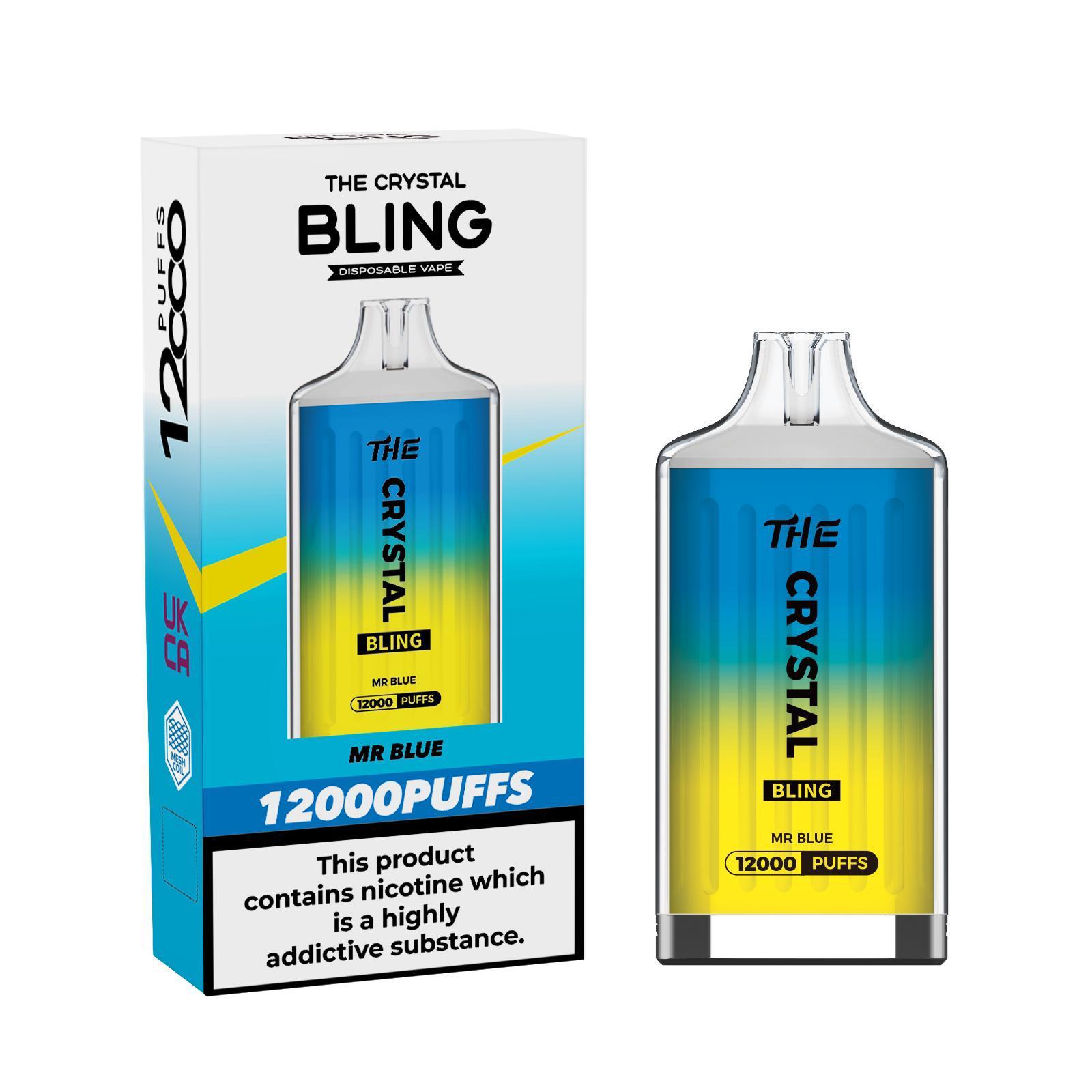 Bling 12k Puff Disposable 2% NIC [Full Box of 10]