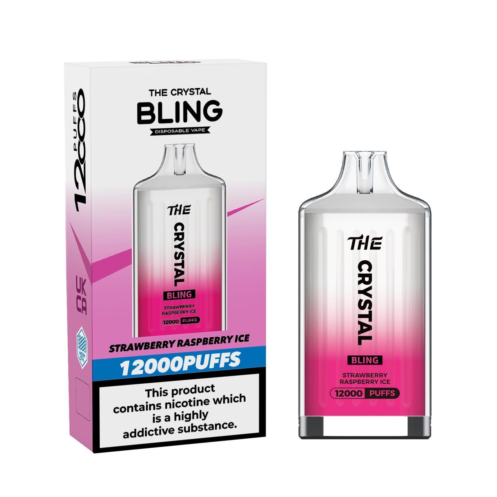 Bling 12k Puff Disposable 2% NIC [Full Box of 5]