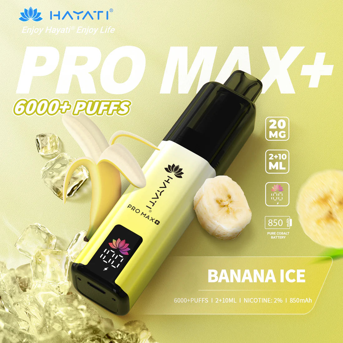 Box of 5 Hayati Pro Max Plus 6000 Puffs Disposable Vapes – Rechargeable, Long-Lasting, Multiple Flavors