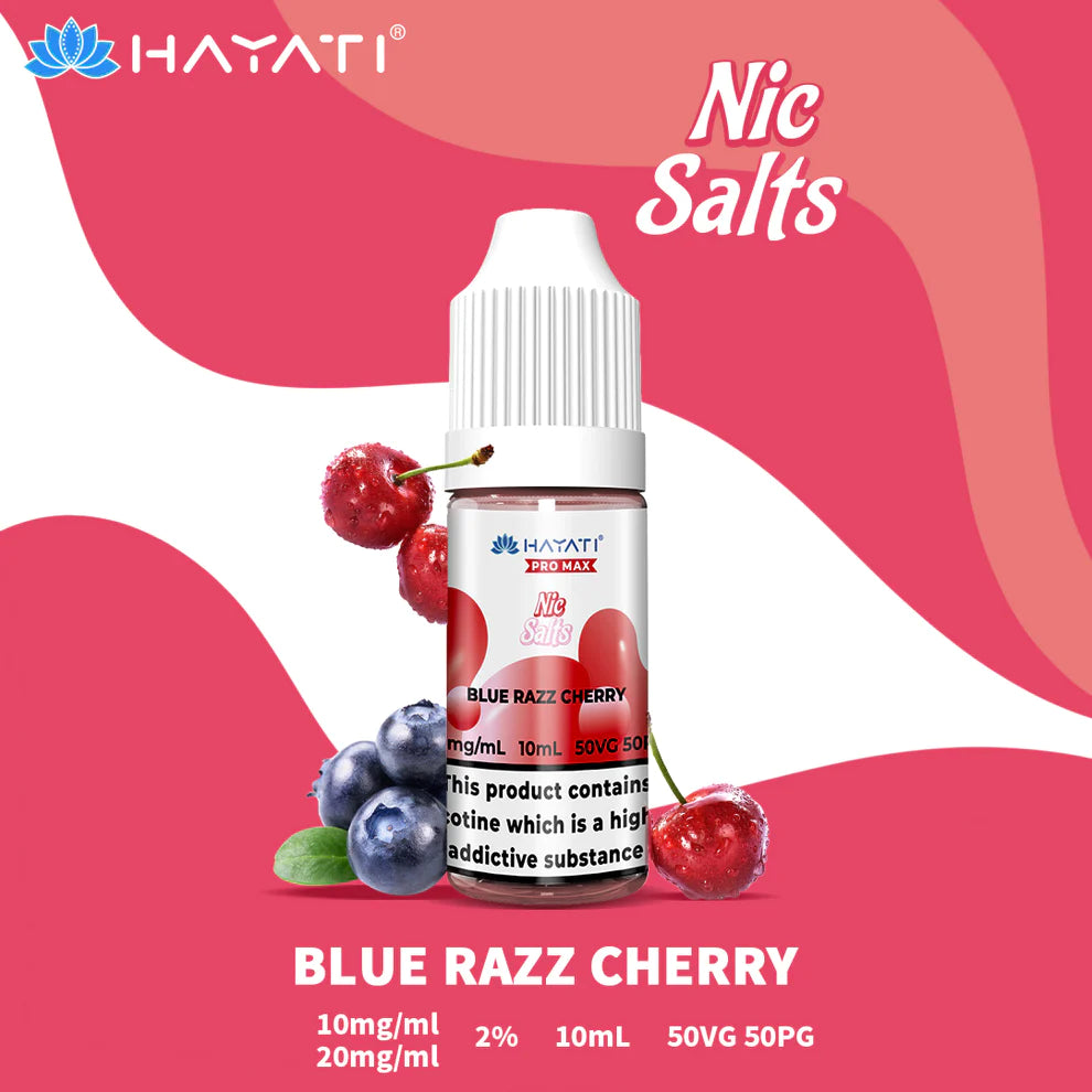 Hayati® Pro Max Nic Salts - 20mg/ml [Full Box of 10]