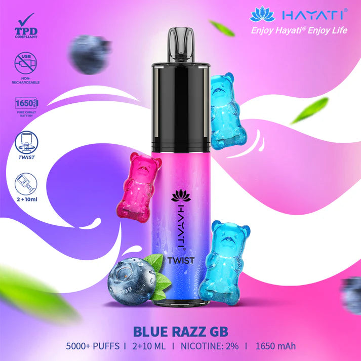 Hayati Twist Disposable 5000 Puffs [Box of 5]