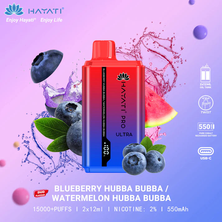 Hayati Pro Ultra 15k Puff [Box of 10]