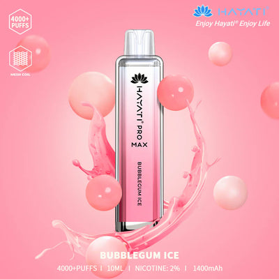 Hayati Pro Max 4000 Puff – Bubblegum Ice