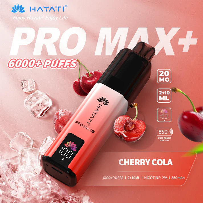 Box of 5 Hayati Pro Max Plus 6000 Puffs Disposable Vapes – Rechargeable, Long-Lasting, Multiple Flavors