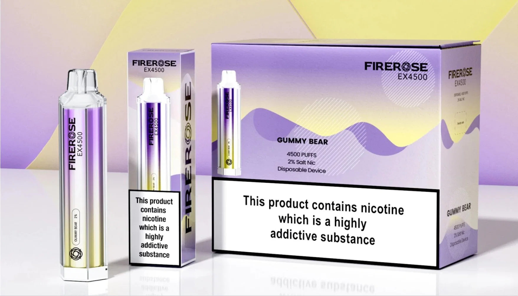 FireRose 4500 Puff 20mg [Full Box of 10]