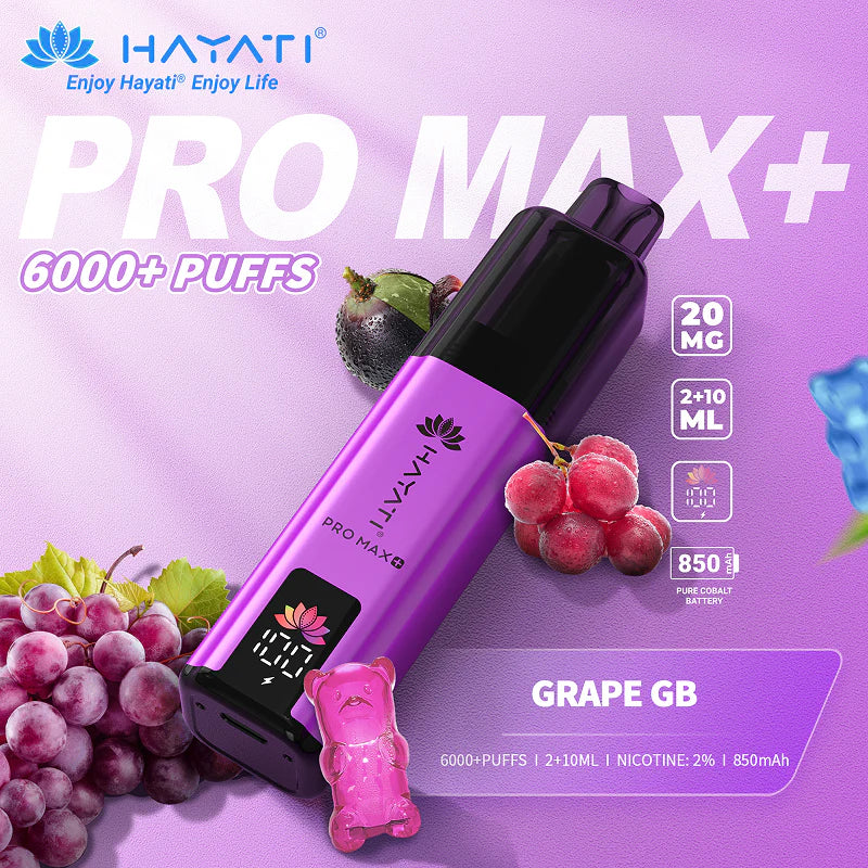 Hayati Pro Max Plus 6000 Puff Kit [Box of 5]