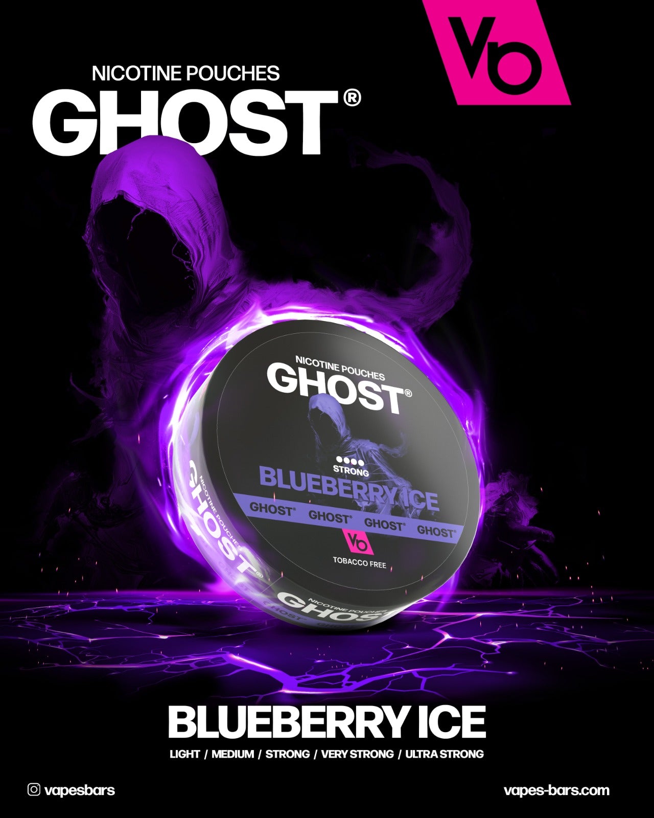 VB GHOST Nic Pouches 25mg [Sleeve of 10]