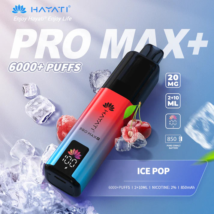 Box of 5 Hayati Pro Max Plus 6000 Puffs Disposable Vapes – Rechargeable, Long-Lasting, Multiple Flavors