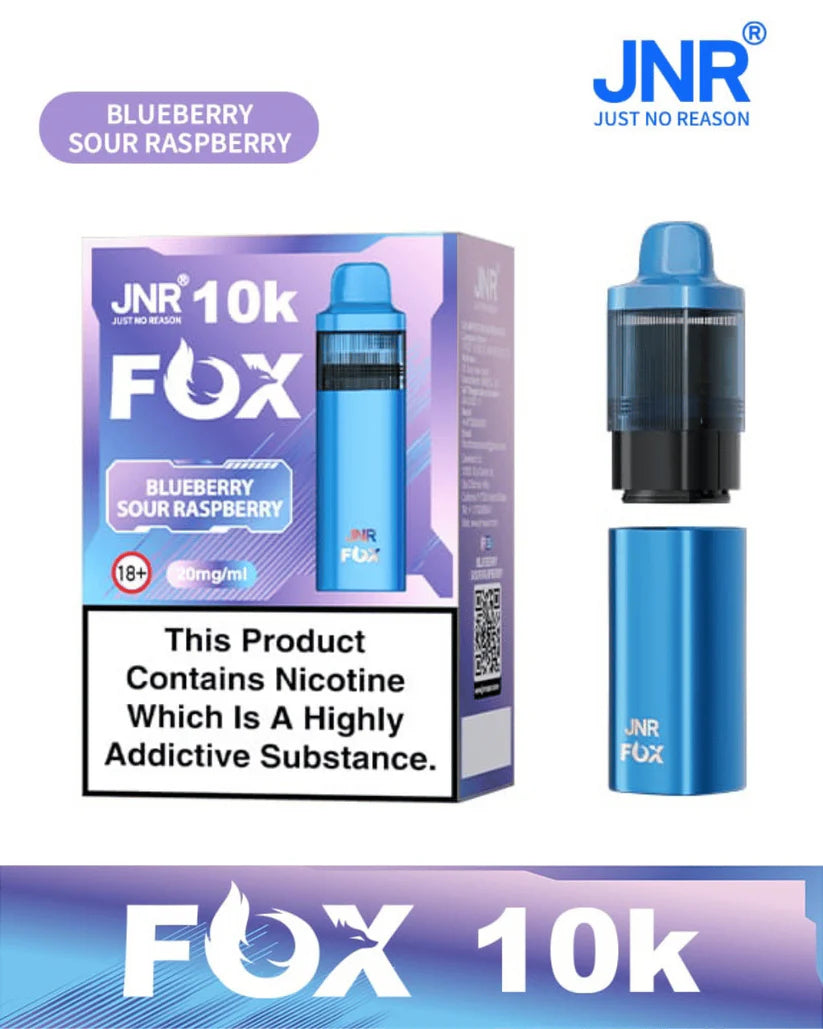 JNR Fox 10K Vape Kit 10,000 Puffs | Box of 10 Disposable Vapes Astro Vapes JNR Fox 10K Vape Kit 10,000 Puffs | Box of 10 Disposable Vapes Astro Vapes