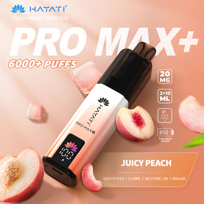 Box of 5 Hayati Pro Max Plus 6000 Puffs Disposable Vapes – Rechargeable, Long-Lasting, Multiple Flavors