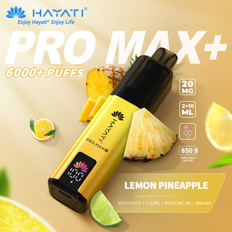 Hayati Pro Max Plus 6000 Puff Kit [Box of 5]
