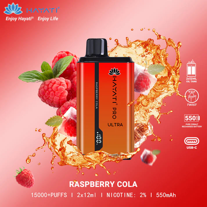 Pro Ultra Puff Hayati Pro Ultra 15K Puff | Last Stock | 20mg | Box of 10 – Astro Vapes