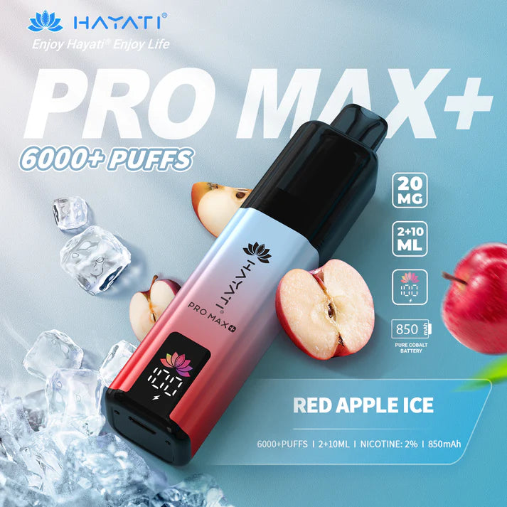 Box of 5 Hayati Pro Max Plus 6000 Puffs Disposable Vapes – Rechargeable, Long-Lasting, Multiple Flavors