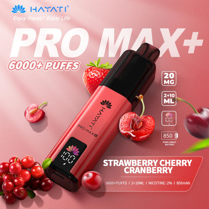 Box of 5 Hayati Pro Max Plus 6000 Puffs Disposable Vapes – Rechargeable, Long-Lasting, Multiple Flavors