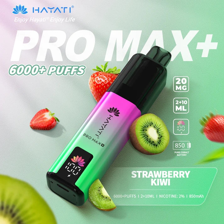 Box of 5 Hayati Pro Max Plus 6000 Puffs Disposable Vapes – Rechargeable, Long-Lasting, Multiple Flavors