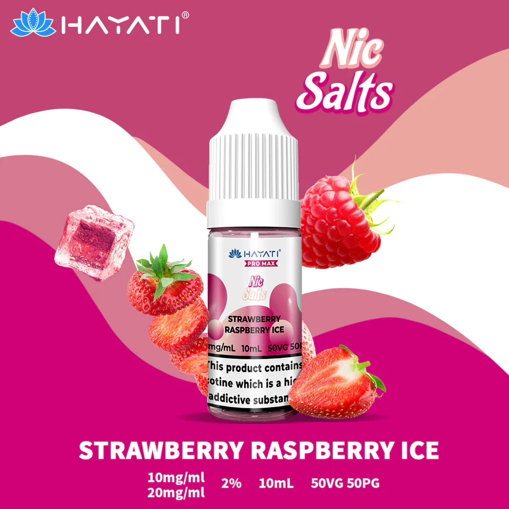 Hayati® Pro Max Nic Salts - 20mg/ml [Full Box of 10]