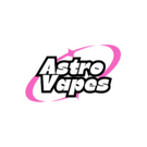 Logo of Astro Vapes with a pink swoosh on a white background