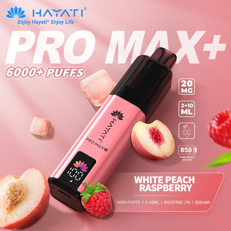 Hayati Pro Max Plus 6000 Puff Kit [Box of 5]
