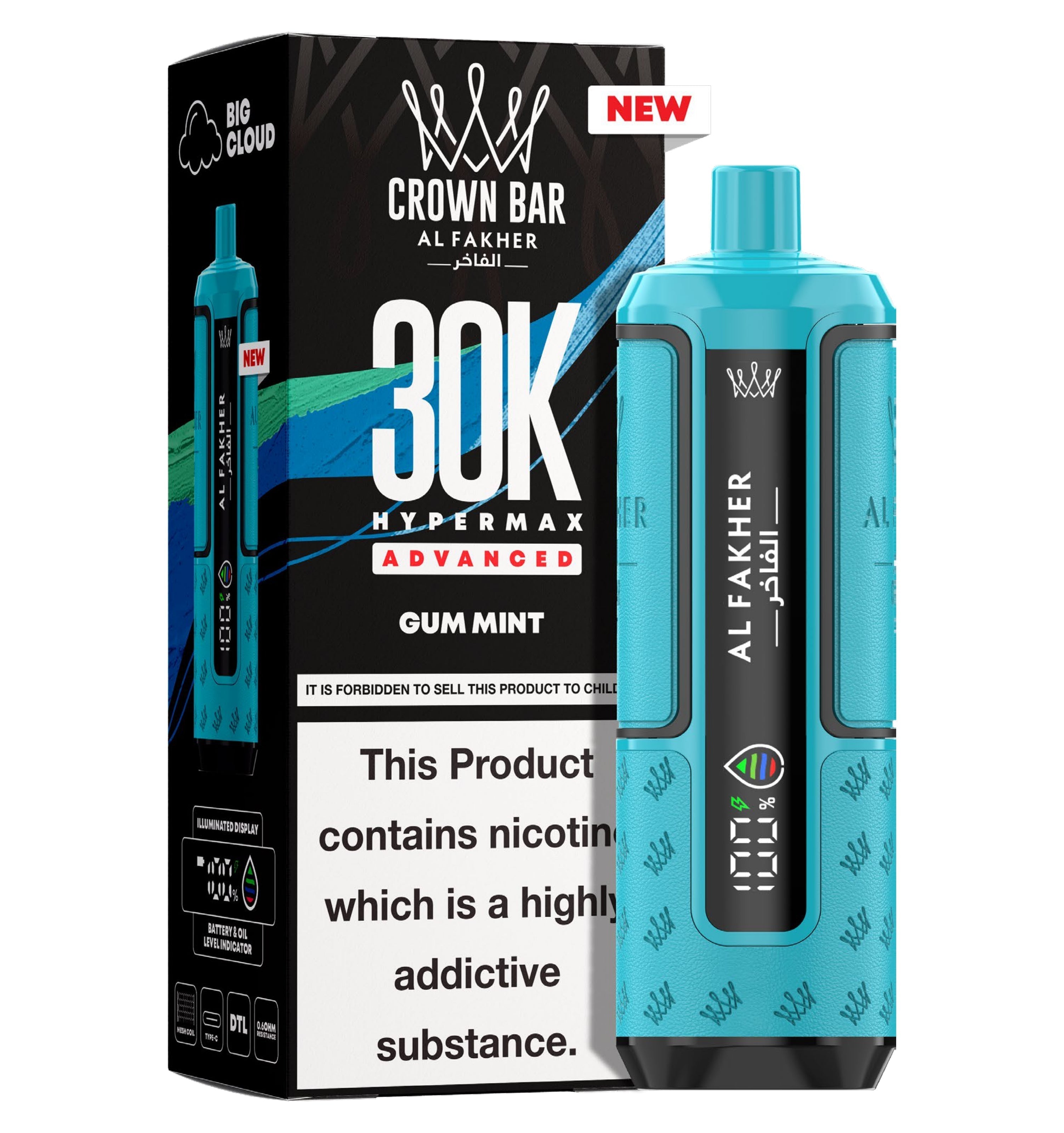 Al Fakher Hyper-Max 30K Prefilled Pod Kit [Box of5]