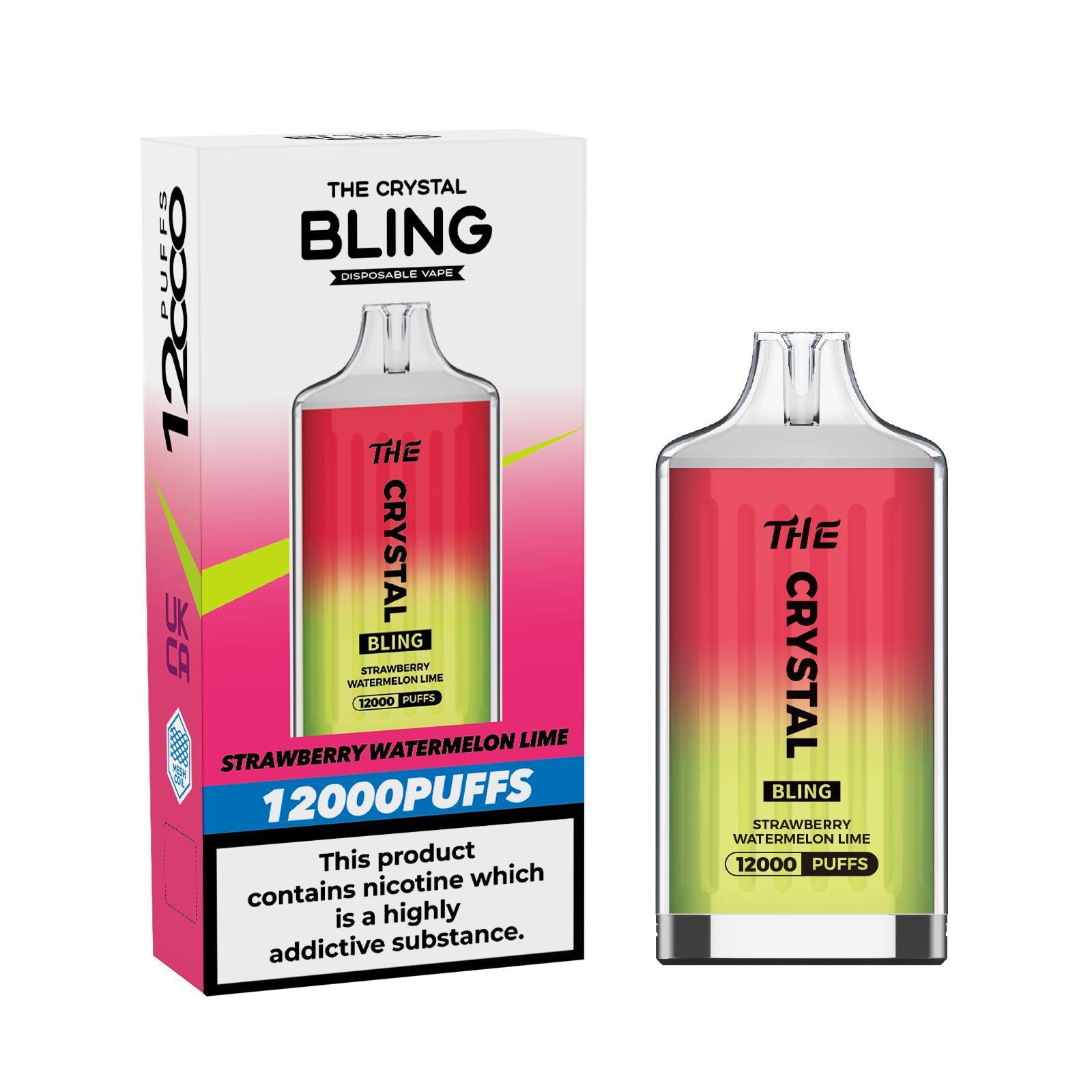 Bling 12k Puff Disposable 2% NIC [Full Box of 10]