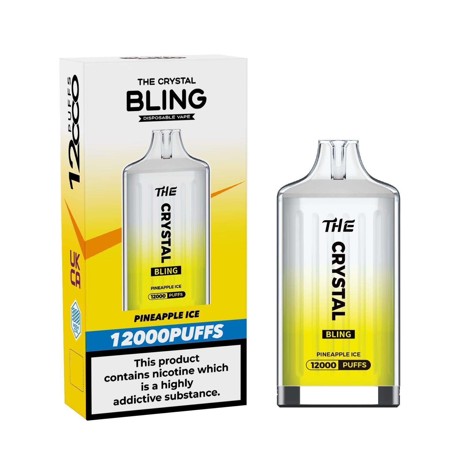 Bling 12k Puff Disposable 2% NIC [Full Box of 5]