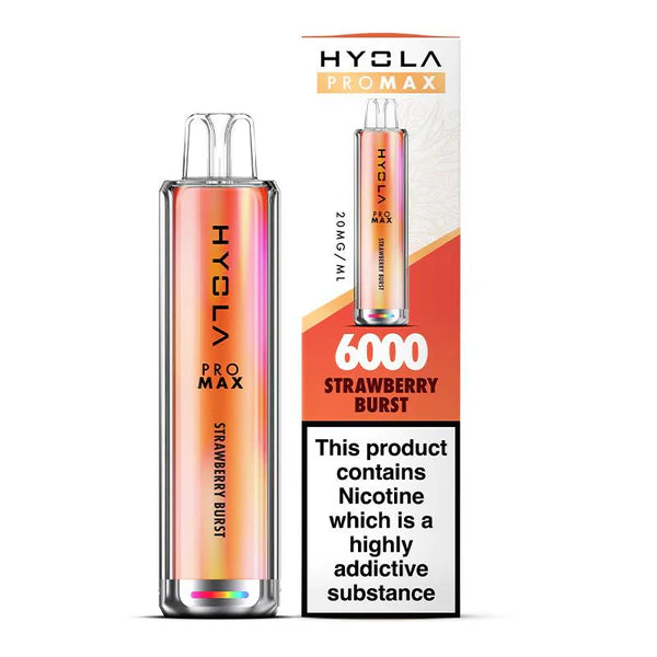 HYOLA Pro Max 6000 Disposable Vape. Buy one box and get one free!!