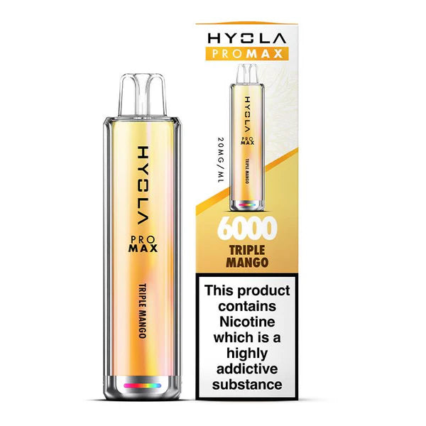 HYOLA Pro Max 6000 Disposable Vape. Buy one box and get one free!!