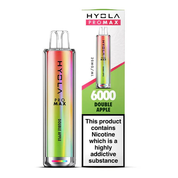 HYOLA Pro Max 6000 Disposable Vape. Buy one box and get one free!!