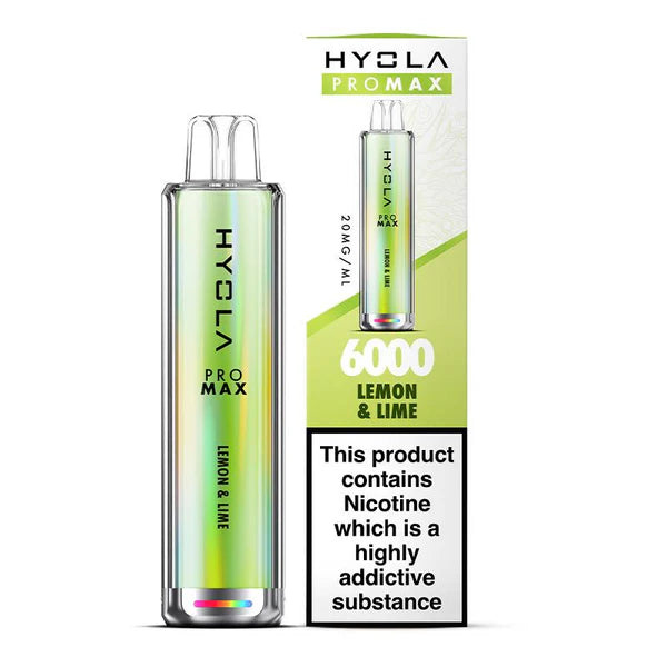 HYOLA Pro Max 6000 Disposable Vape. Buy one box and get one free!!