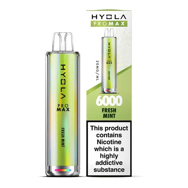 HYOLA Pro Max 6000 Disposable Vape. Buy one box and get one free!!
