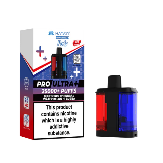 Hayati Pro Ultra Plus 25k Prefilled Pods [Box of 5]