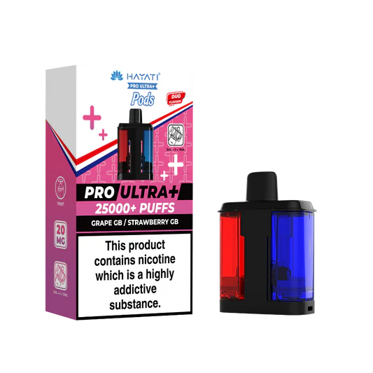 Hayati Pro Ultra Plus 25k Prefilled Pods [Box of 5]