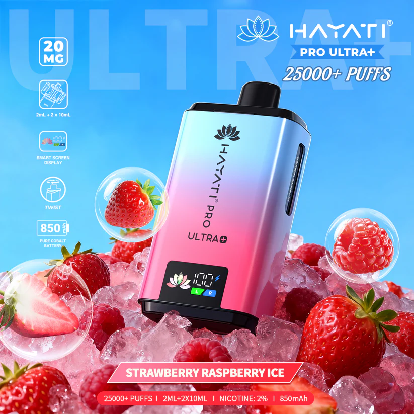 Hayati Pro Ultra Plus 25k Prefilled Pods [Box of 5]