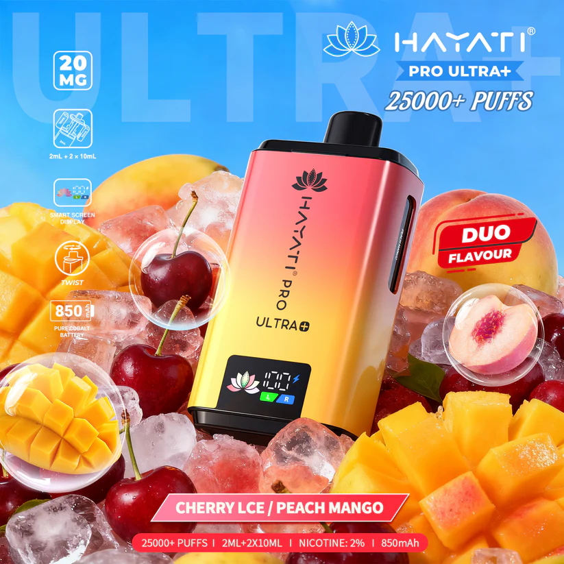 Hayati Pro Ultra Plus 25k Prefilled Pods [Box of 5]
