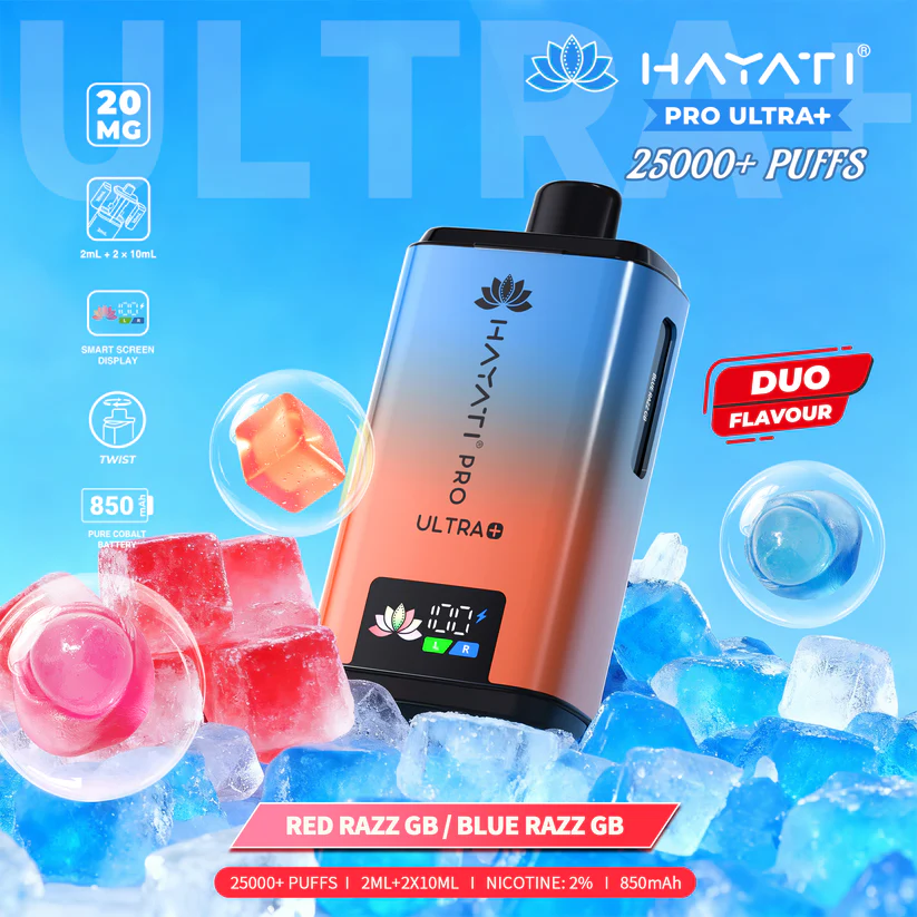 Hayati Pro Ultra Plus 25k Prefilled Pods [Box of 5]