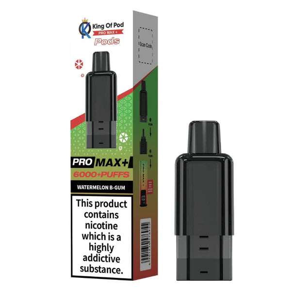 King of Pod Pro Max Plus 6K Puff [Box of 5]