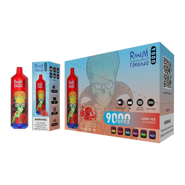 RnM 9000 Puff 20mg [Full Box of 10]