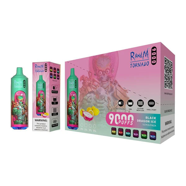 RnM 9000 Puff 20mg [Full Box of 10]