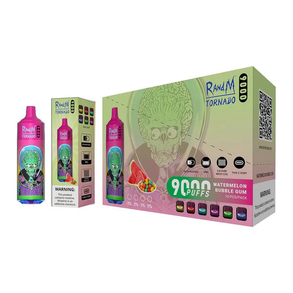 RnM 9000 Puff 20mg [Full Box of 10]