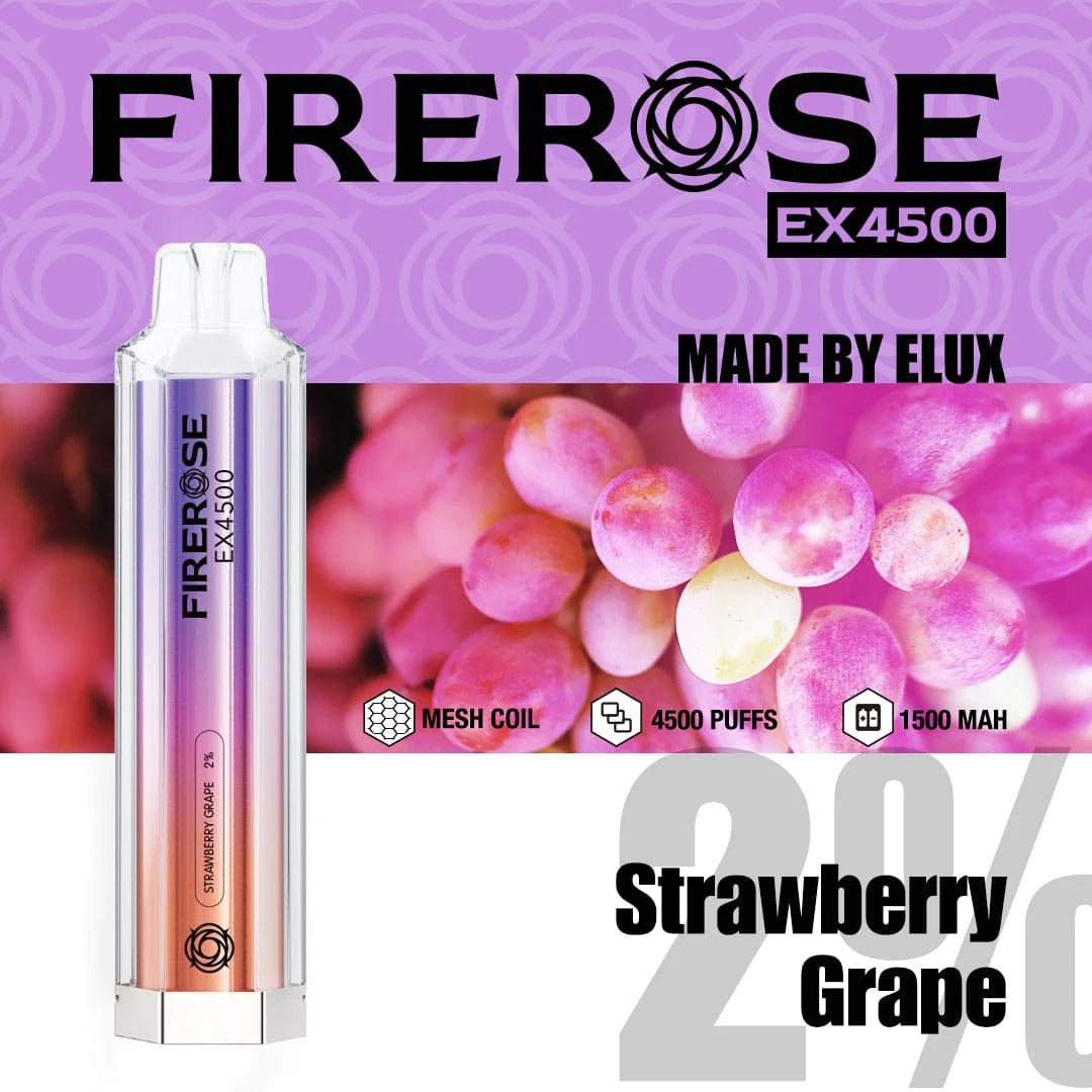 FireRose 4500 Puff 20mg [Full Box of 10]