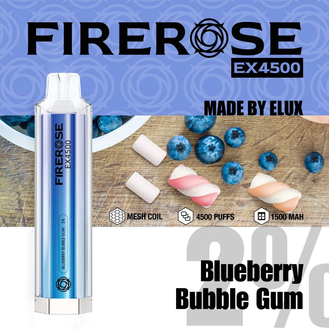 FireRose 4500 Puff 20mg [Full Box of 10]