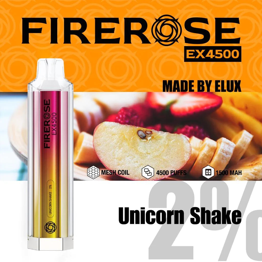 FireRose 4500 Puff 20mg [Full Box of 10]