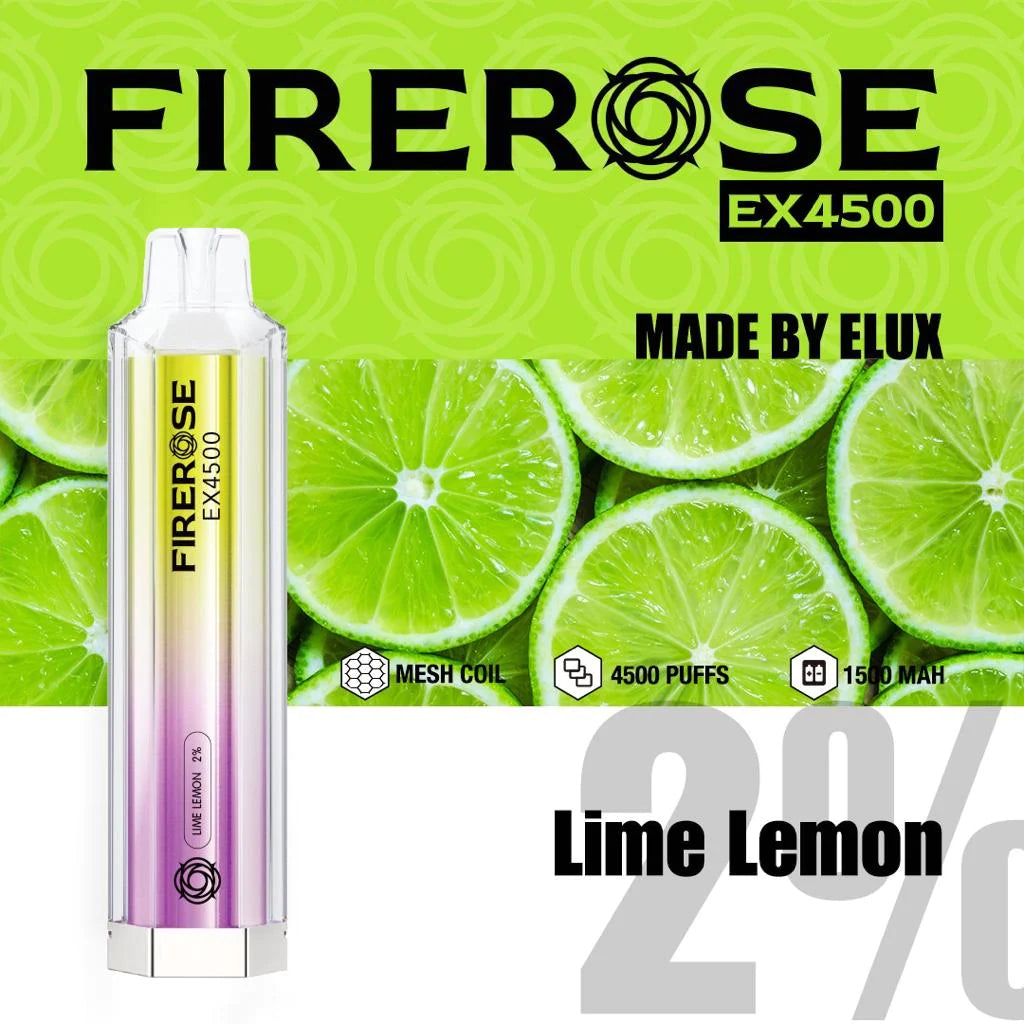 FireRose 4500 Puff 20mg [Full Box of 10]